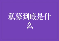 私募投资：资本市场的隐形推手与价值创造者