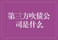 专业债务管理：第三方吹债公司解析