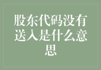 股市风云变幻，我的股东代码去哪儿了？