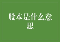 股本是个啥玩意儿？不就是个大号的零花钱口袋吗？