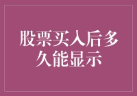 股票买入后多久才能显示在账户中：分析与探讨