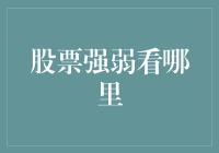 股票强弱看哪里：从技术指标到市场风向