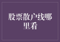 股票散户线？这可不是什么修路计划，是股市里的独门秘籍！