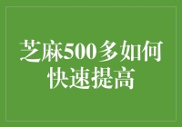 如何通过合理规划和科学方法使芝麻信用分在500分基础上迅速提高至600分以上？