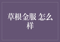 草根金服：比蚂蚁还小的金融巨擘？