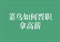 菜鸟如何通过实操案例学习与职业规划拿到高薪？