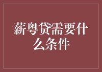 薪粤贷申请条件解析：构建稳健信用体系的关键策略