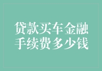 贷款买车金融手续费多少钱：探究隐形成本与定价机制