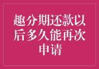 趣分期还款以后多久能再次申请？解析申请再贷的潜规则