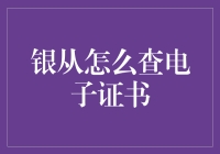 银从电子证书查询指南：从菜鸟到高手的逆袭之路