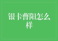 银卡曹阳？那是什么东东？