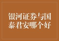 银河证券与国泰君安：一场炒股高手的对决