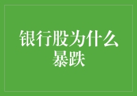 银行股暴跌之谜：原因分析与投资启示