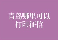 青岛市民如何便捷获取个人征信报告打印服务