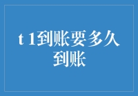 T+1到账真的需要一天吗？